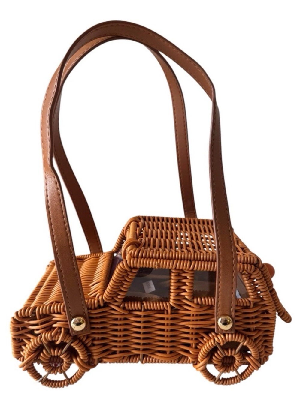 RARE! Tommy Bahama Viral Wicker Jeep Truck Car Handbag Novelty Summer Bag NWT